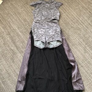 Reverence 2-Piece Dance Costume with Attached Train